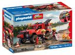 Konstruktions-Spielset PLAYMOBIL "Feuerwehr-Pickup (72194), City Action", rot (bunt), Spielbausteine, Kinder, Kunststoff, Konstruktions-Spielset, Made in Europe
