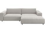 Ecksofa MUSTERRING "MR LUCIA, Charakterstarker Lounge-Komfort von Musterring", weiß, B:296cm H:81cm T:190cm, 95% Polyester, 5% Nylon, Sofas, Ecksofa, XXL-Longchair, erstklassige Kammerkissen & zeitloser Look
