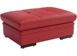 Polsterhocker SIT & MORE "Viola", feuerrot, B:102cm H:43cm T:68cm, Hocker, Polsterhocker, mit praktischen Stauraum