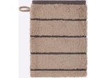 Handtuch CAWÖ Gr. 4, bunt (braun), B:16cm L:22cm, 100% Baumwolle, Handtücher, Handtuch