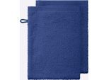 Handtuch WÄSCHEPUR Gr. 4, royalblau, B:16cm L:22cm, 100% Baumwolle, Handtücher, Handtuch
