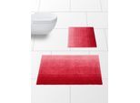 Badematte DYCKHOFF Gr. 1, pink, (55cm x 65cm), 1 Stk., Badematten, Badematte