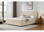 Boxbett HOME AFFAIRE "Amrum inkl. Bettkasten, Liegefläche 120 und 180x200cm", beige, B:190cm L:210cm, Komplettbetten, Boxbett, inkl. Topper, erhältlich in verschiedenen Farben