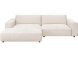 Ecksofa MUSTERRING "MR LUCIA, Charakterstarker Lounge-Komfort von Musterring", nature, B:296cm H:81cm T:190cm, 94% Polyester, 6% Nylon, Sofas, Ecksofa, XXL-Longchair, erstklassige Kammerkissen & zeitloser Look