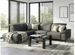 Ecksofa MUSTERRING "MR370", grau, B:288cm H:83cm T:241cm, 100% Leder, Sofas, Ecksofa, Edles Leder in 3 Farben, Sitzkomfort nach Wahl, Maße 288 x 241 cm