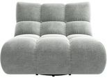 1,5-Sitzer HOME AFFAIRE "Cozy Bubble, 360 drehbarer Sessel, Breite 107 cm", grau, B:112cm H:82cm T:108cm, 100% Polyester, Sofas, 1 5-Sitzer, mit eleganter Steppung, Rundumbezug & weicher Polsterung