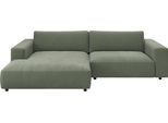 Ecksofa MUSTERRING "MR LUCIA, Charakterstarker Lounge-Komfort von Musterring", turtle, B:296cm H:81cm T:190cm, 94% Polyester, 6% Nylon, Sofas, Ecksofa, XXL-Longchair, erstklassige Kammerkissen & zeitloser Look