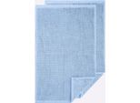 Handtuch WÄSCHEPUR Gr. 2, eisblau, B:70cm L:140cm, 100% Baumwolle, Handtücher