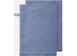 Handtuch WÄSCHEPUR Gr. 1, taubenblau, B:50cm L:100cm, 100% Baumwolle, Handtücher