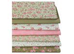 Patchwork- und Quiltpaket "Rosenpracht", grün-color