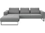 Ecksofa MUSTERRING "JUSTB PM100, stilvoller Lounge-Komfort von Musterring", grau (anthrazit), B:292cm H:88cm T:185cm, 94% Polyester, 6% Nylon, Sofas, Ecksofa, Kollektion Bettina Zimmermann, optionaler Sitzvorzug & Fuß-Auswahl