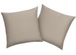 Kissenbezug OTTO HOME "Desner 100% Microfaser, extra weich, allergikerfreundlich", beige, B:40cm L:40cm, Microfaser, Obermaterial: 100% Polyester, Kissenbezüge, Kissenbezug, uni Kissenhülle, Premium Qualität, schnell trocknend, pflegeleicht