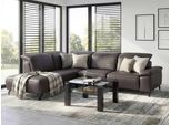 Ecksofa MUSTERRING "MR370", braun, B:288cm H:83cm T:241cm, 100% Leder, Sofas, Ecksofa, Edles Leder in 3 Farben, Sitzkomfort nach Wahl, Maße 288 x 241 cm