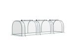 4goodz Kweekkas met raam 250x100x80 cm foliekas