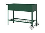 4goodz Outsunny verhoogd kweekbed met wielen plantenbak metaal