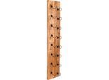 Flaschenregal SIT "Weinregal Mangoholz Metall Industrial Flaschenhalter Vintage", beige (natur), B:33cm H:148cm T:16cm, Massivholz, Regale, Flaschenregal, Weinregal aus Mangoholz & Metall im Industrial Vintage Stil