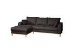 P & B , Dunkelgrau , Textil , Buche , Füllung: Schaumstoffflocken,Schaumstoffflocken , L-Form, links montierbar , 230x150 cm , Fsc, Made in EU , Armteil links, Armteil rechts ,