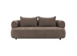 P & B , Braun , Textil , Füllung: Komfortschaum, Silikon , 200x76x96 cm , Made in EU, FSC 100% ,