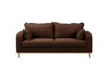 P & B , Braun , Textil , Buche , Füllung: Silikon, Schaumstoffflocken,Silikon, Schaumstoffflocken , 193x86x87 cm , Fsc, Made in EU , Armteil links, Armteil rechts ,