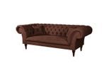 P & B , Braun , Textil , Buche , Füllung: Schaumstoffflocken , 232x79x97 cm , Made in EU, FSC 100% , Armteil links, Armteil rechts ,