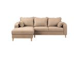 P & B , Beige , Textil , Buche , Füllung: Schaumstoffflocken,Schaumstoffflocken , L-Form, links montierbar , 230x150 cm , Fsc, Made in EU , Armteil links, Armteil rechts ,
