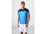 Herren T-Shirt mit Farbblockierung und Rundhalsausschnitt