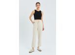 Hose mit hoher Taille und Kordelzug