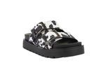 Buffalo Raya Ari Damen Schwarze Sandalen