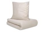 Bettwäsche BUGATTI "Satinbettwäsche bugatti", beige (creme), B/L: 135cm x 200cm, 1 Stk., 1 Stk., Mako-Satin, B/L: 80cm x 80cm, 2 Stk., Mako-Satin, Obermaterial: 76% Baumwolle, 24% Polyester, Bettwäsche, Bettwäsche, mit edler Paspelierung