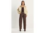 Hooggewaisted Baggy Denim Broek