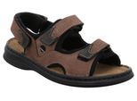 Sandale JOSEF SEIBEL "FRANKLYN", Herren, Gr. 44, braun, Mesh, Nubukleder, Schuhe Sandale, Sommerschuh, Klettschuh, Freizeitsandale, mit Kontrastnähten