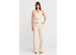 Geknoopte Rechte Crepe Broek