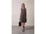 Losse Mini-jurk in Textuur Lycocell