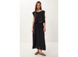 Katoenen Mouwloze Blouse en Wijde Rok Set