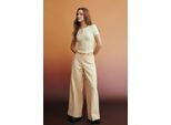 Hoge Taille Wijde Pantalon van Crêpe