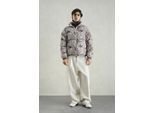 Patronen Bomber Puffer Jack met Ritskraag