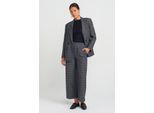 Dames Ruit Wide-Leg Enkellange Broek