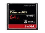 SANDISK Speicherkarte "CF Extreme Pro", schwarz, 64 GB, Speicherkarten