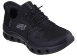 Slip-On Sneaker SKECHERS "GLIDE-STEP PRO", Damen, Gr. 40, schwarz, Textil, unifarben, Schuhe, Slipper, Freizeitschuh mit komfortabler Heel Pillow Funktion