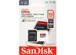 SanDisk Ultra microSDXC A1 512GB 150MB/s Adapt.SDSQUAC-512G-GN6MA