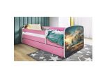 Mid.you , Weiß, Pink , Holz , Birke , Sperrholz,Schichtholz , H2 , 1-Zonen , links montierbar, rechts montierbar , 80x160 cm , nicht verstellbar ,
