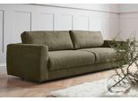 2,5-Sitzer OTTO HOME "Hobro", grün (oliv), B:236cm H:80cm T:102cm, Luxus-Microfaser Lederoptik (100% Polyester);Struktur grob (100% Polyester);Samtoptik (100% Polyester), Sofas, in 3 Bezugsqualitäten in vielen Farben