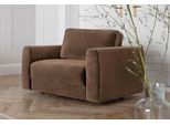 Sessel OTTO HOME "Hobro Loungesessel", braun, B:109cm H:60cm T:102cm, Luxus-Microfaser Lederoptik (100% Polyester);Struktur grob (100% Polyester);Samtoptik (100% Polyester), Sessel, Sessel, in 3 Bezugsqualitäten in vielen Farben