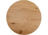 Kare-Design Tischplatte, Eiche, Holzwerkstoff, rund, 1.8x80x80 cm, Esszimmer, Tische, Esstische, Tischsysteme, Tischplatte