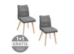 Livetastic , Grau , Holz, Textil , Buche, Pappel , massiv, Sperrholz , 45x88x62 cm ,