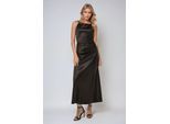 Satin-Maxikleid