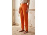 Hoge Taille Rechte Crepe Broeken