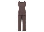 Ärmelloses Top und weite Hose-Set