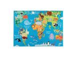 Ben'n'jen Spielteppich , Blau , Textil , rechteckig , 160x230 cm , lichtunempfindlich, leicht zusammenrollbar, für Fussbodenheizung geeignet, rutschfest, beidseitig verwendbar, Fasern thermofixiert (heatset) , Teppiche & Böden, Teppich, Kinderteppich