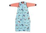 Babyschlafsack SCHLUMMERSACK "Schlafsack ohne Füßen 1.0 Tog", Baby, Gr. L: 150cm, blau (pirat), Obermaterial: 100% Baumwolle CO., Schlafsäcke